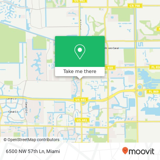 6500 NW 57th Ln map