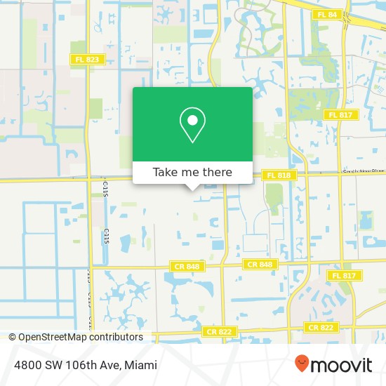 4800 SW 106th Ave map