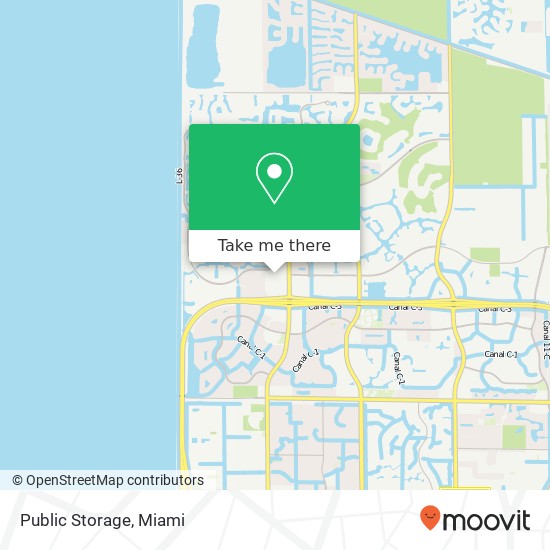 Public Storage map