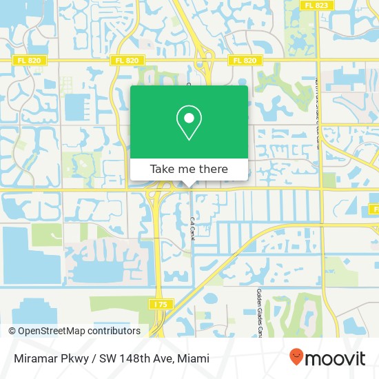 Miramar Pkwy / SW 148th Ave map