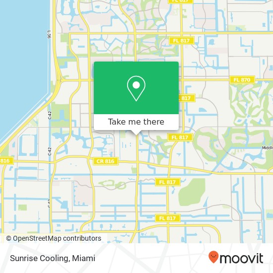 Sunrise Cooling map