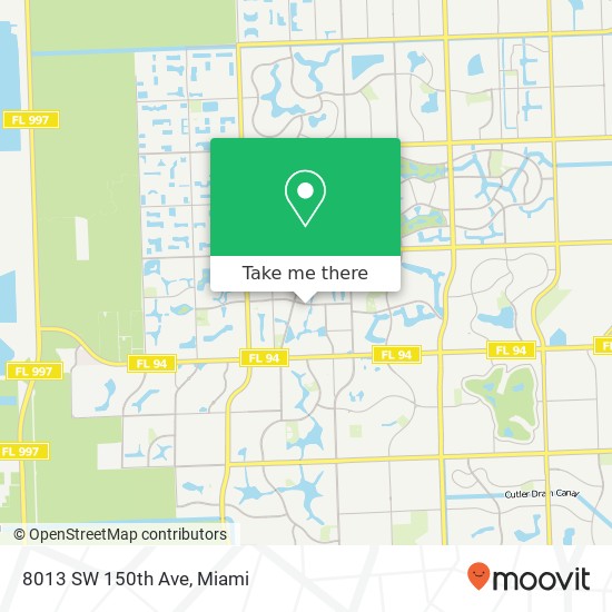 Mapa de 8013 SW 150th Ave