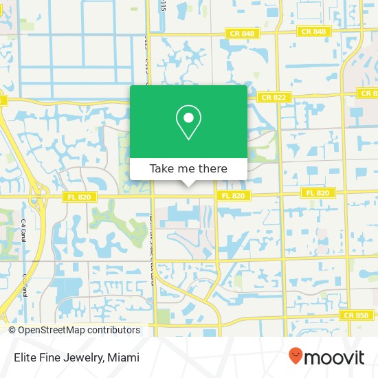 Elite Fine Jewelry map