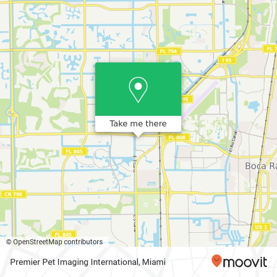 Premier Pet Imaging International map