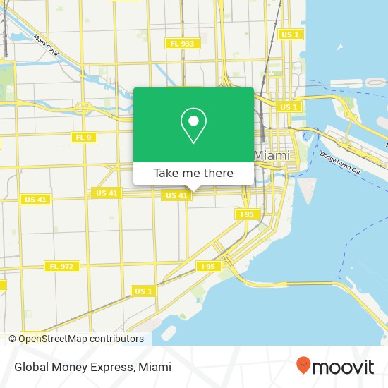 Global Money Express map