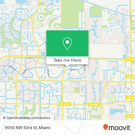 Mapa de 9050 NW 53rd St