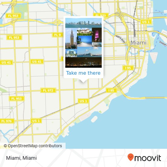 Mapa de Miami