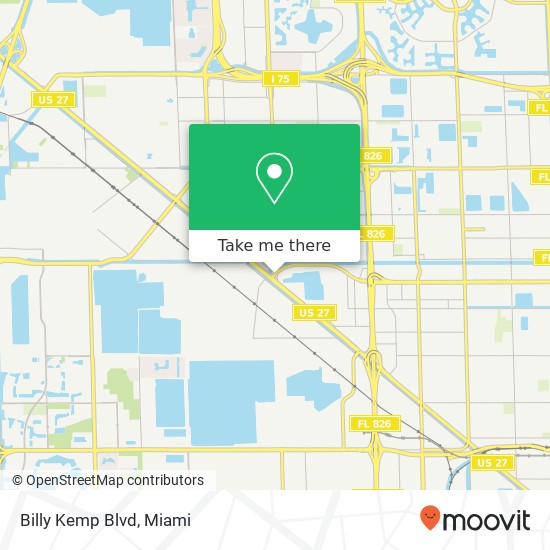 Mapa de Billy Kemp Blvd