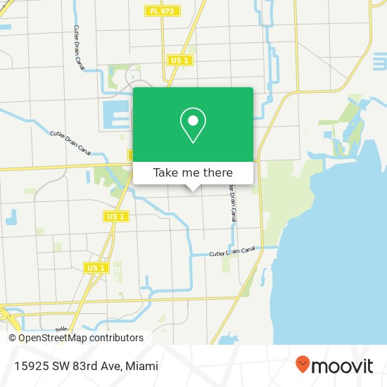 15925 SW 83rd Ave map