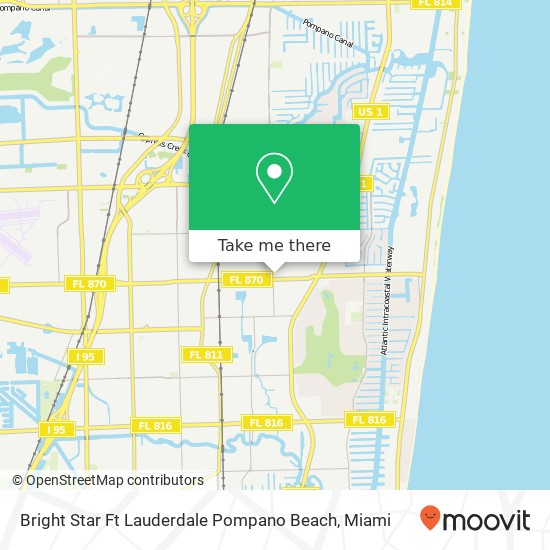 Mapa de Bright Star Ft Lauderdale Pompano Beach