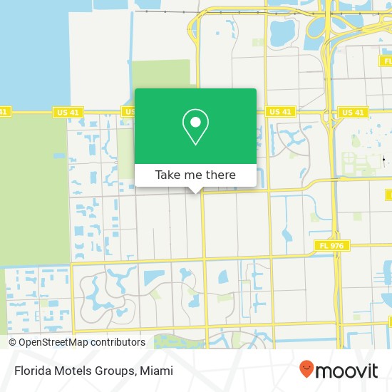 Mapa de Florida Motels Groups