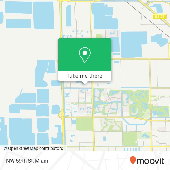 NW 59th St map