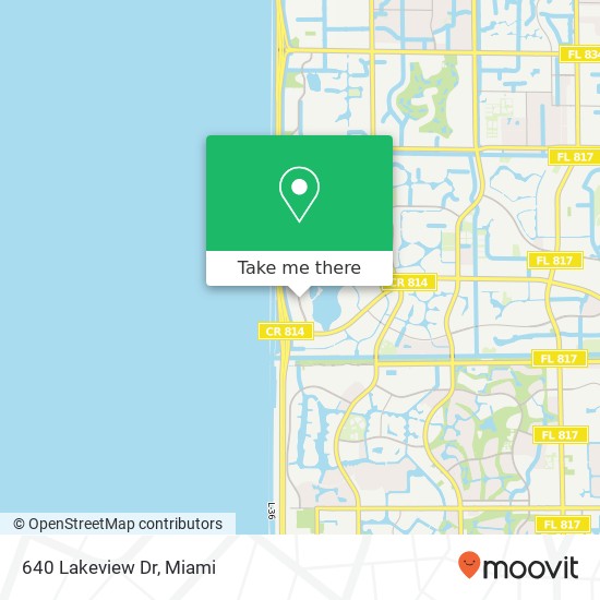 Mapa de 640 Lakeview Dr