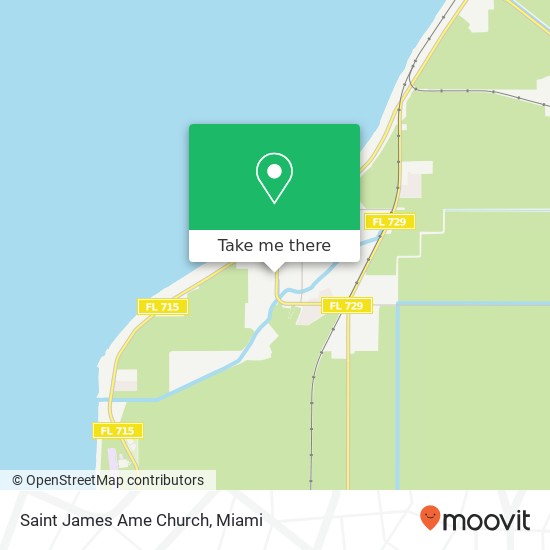 Mapa de Saint James Ame Church