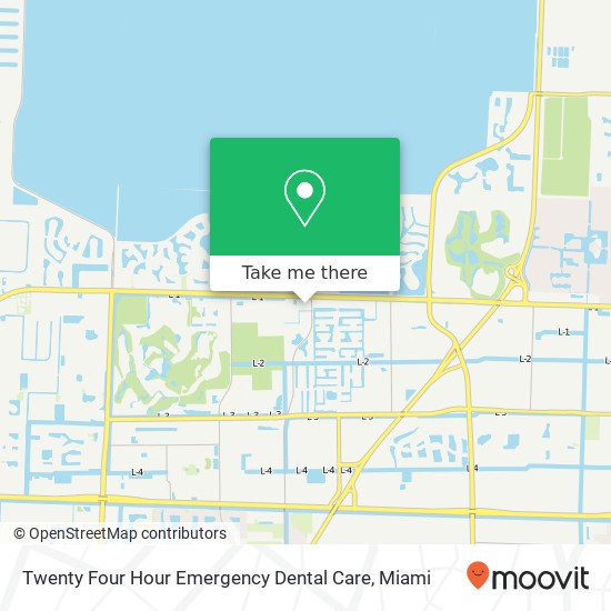 Twenty Four Hour Emergency Dental Care map