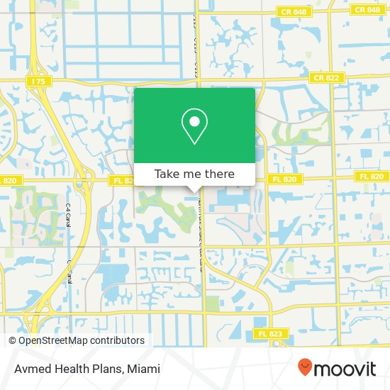 Mapa de Avmed Health Plans