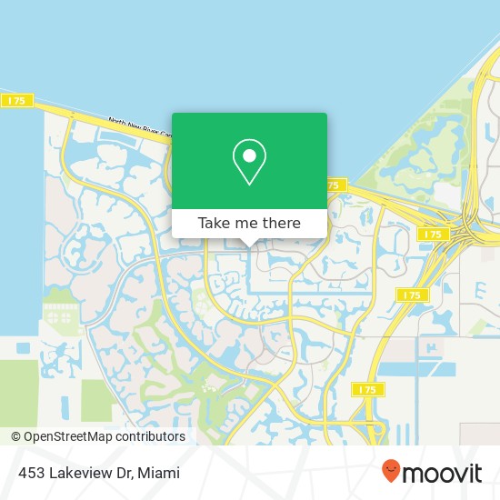 Mapa de 453 Lakeview Dr