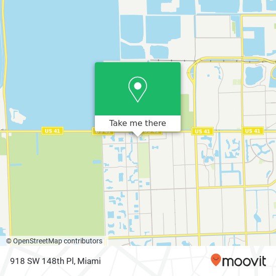 918 SW 148th Pl map