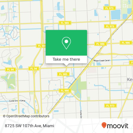 8725 SW 107th Ave map