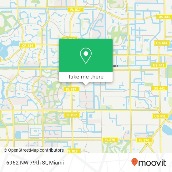 Mapa de 6962 NW 79th St