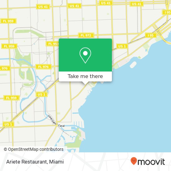 Ariete Restaurant map