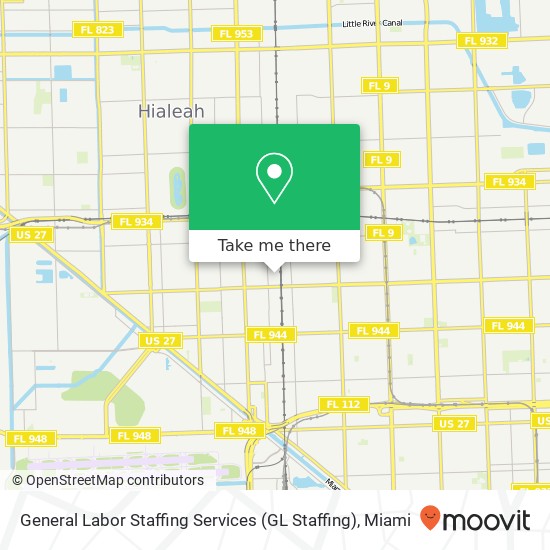 General Labor Staffing Services (GL Staffing) map