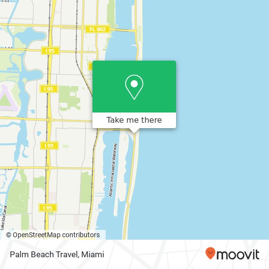 Palm Beach Travel map