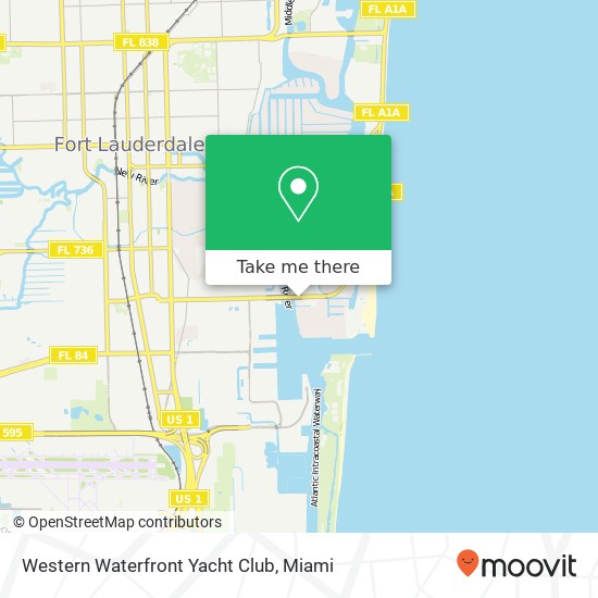 Mapa de Western Waterfront Yacht Club