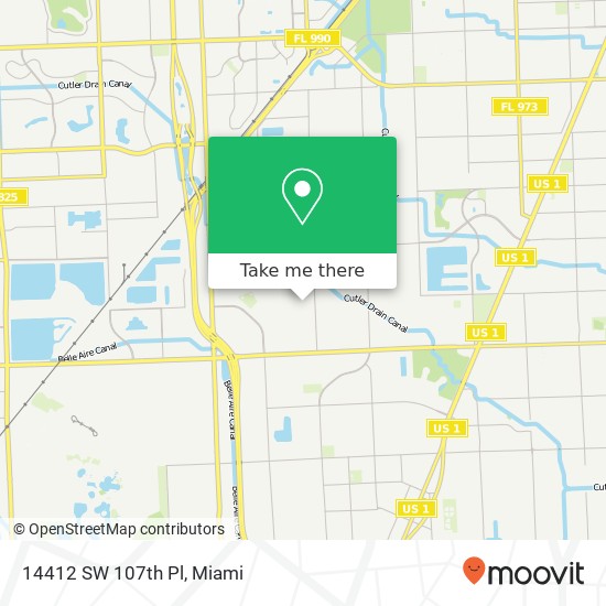 14412 SW 107th Pl map