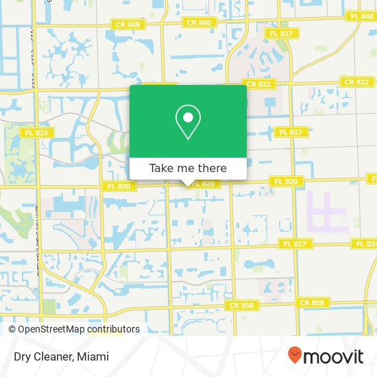 Mapa de Dry Cleaner