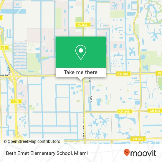 Mapa de Beth Emet Elementary School