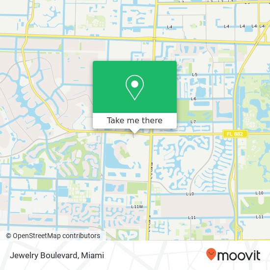 Jewelry Boulevard map