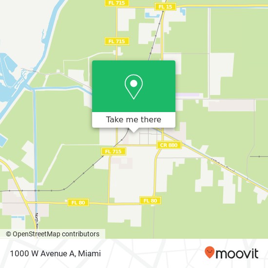 Mapa de 1000 W Avenue A