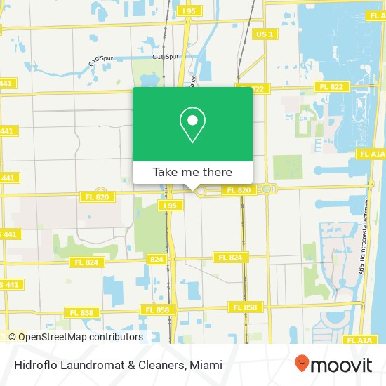 Mapa de Hidroflo Laundromat & Cleaners