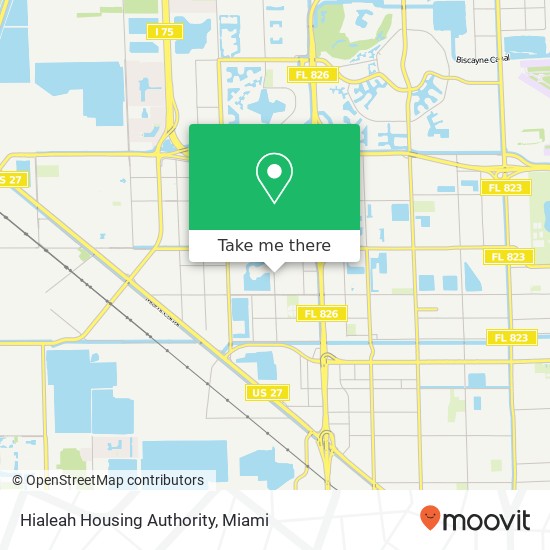 Mapa de Hialeah Housing Authority