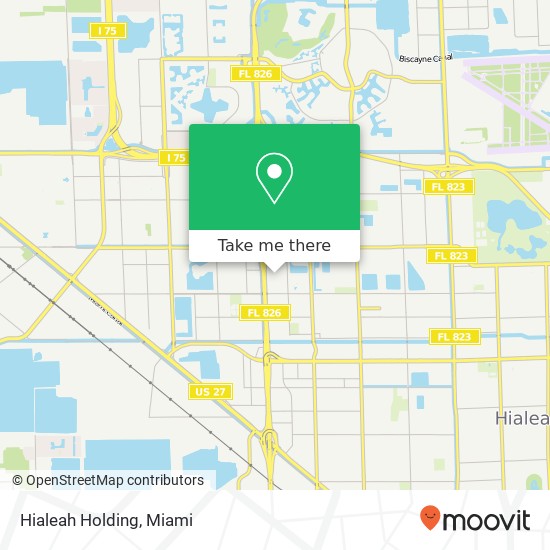 Hialeah Holding map