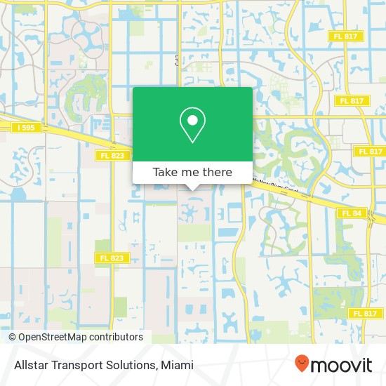 Allstar Transport Solutions map