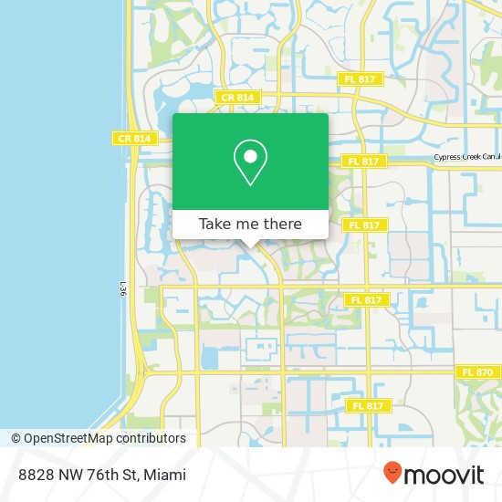 8828 NW 76th St map