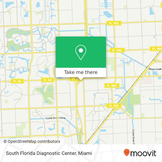 Mapa de South Florida Diagnostic Center