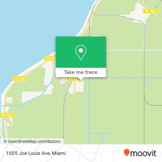 Mapa de 1005 Joe Louis Ave