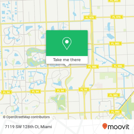 7119 SW 128th Ct map