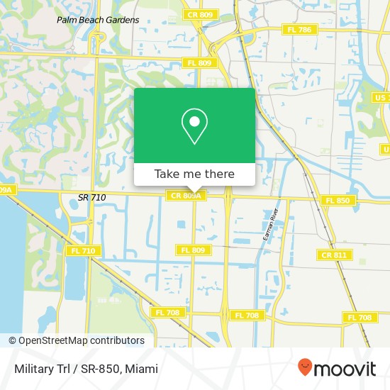 Military Trl / SR-850 map