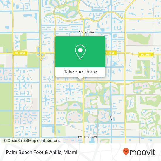 Mapa de Palm Beach Foot & Ankle