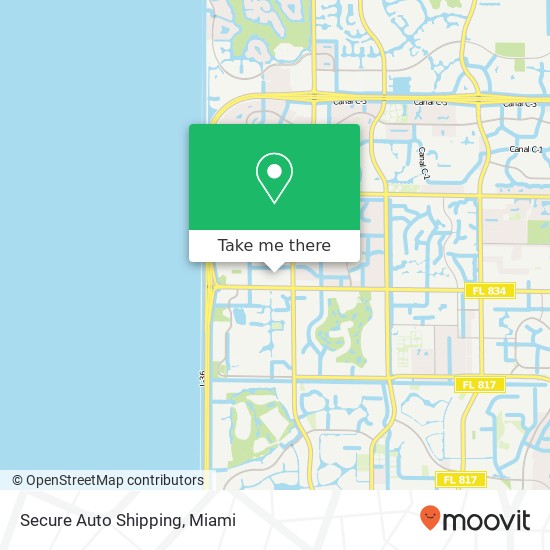 Secure Auto Shipping map