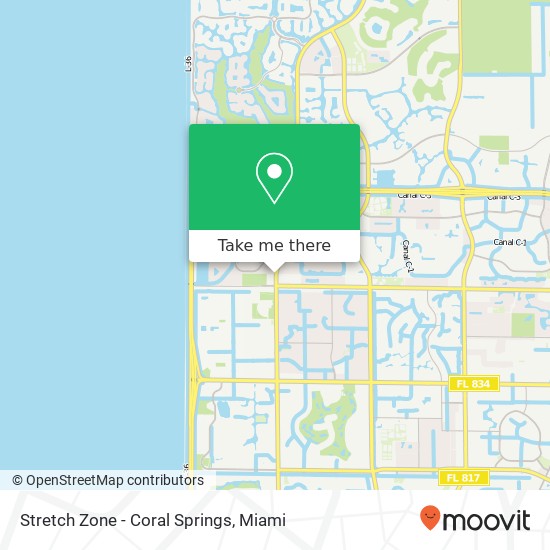 Stretch Zone - Coral Springs map
