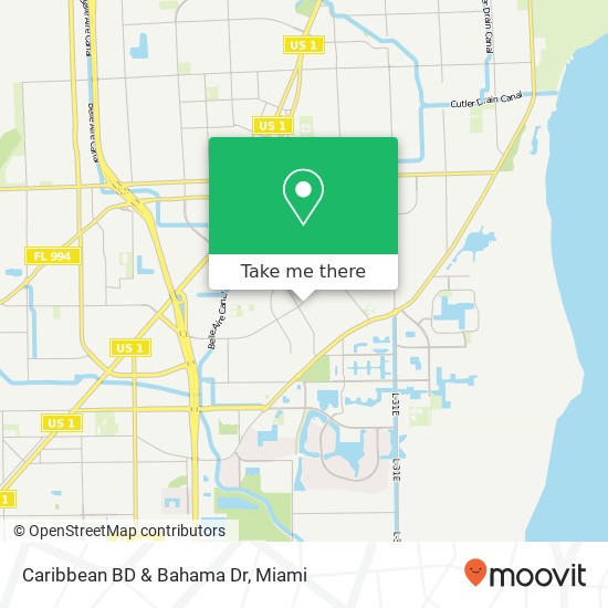 Caribbean BD & Bahama Dr map