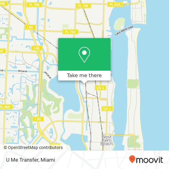 U Me Transfer map