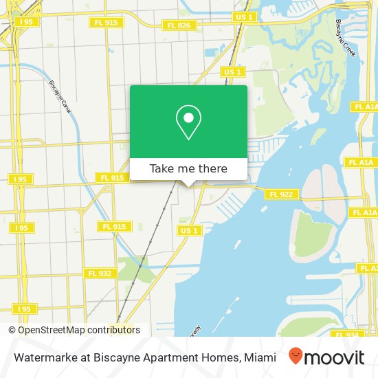 Watermarke at Biscayne Apartment Homes map