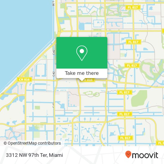 3312 NW 97th Ter map