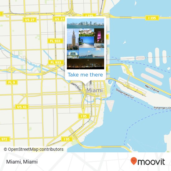 Mapa de Miami